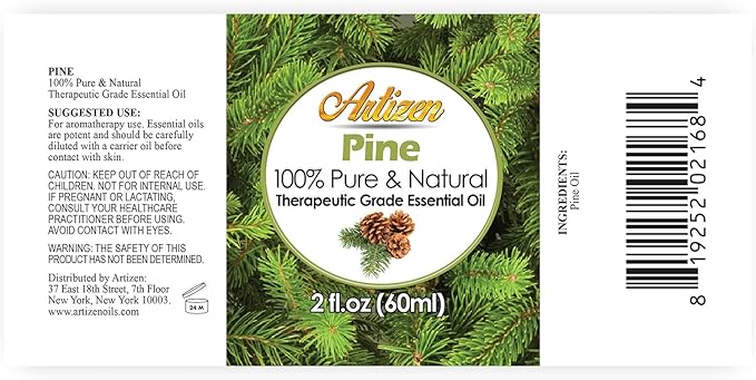 Artizen 2oz Oils - Pine Essential Oil - 2 Fluid Ounces