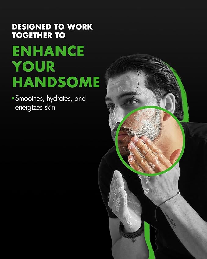 Tiege Hanley Men’s Skin Care Set, Essential Routine (System Level 1) – Face Wash, Scrub & Moisturizer for Healthier, Hydrated Skin | Daily Men’s Skin Care Kit for Sensitive skin & Dryness Protection