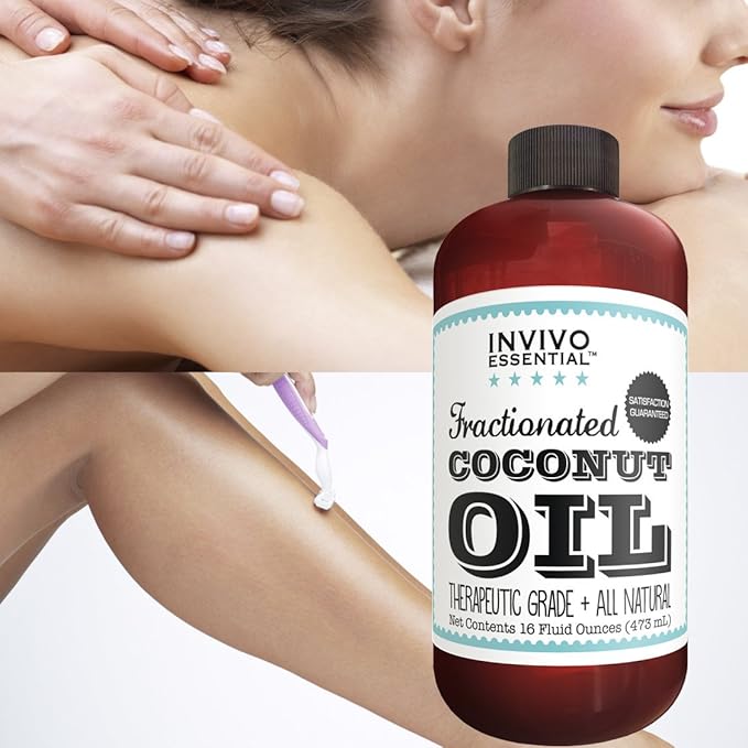 Fractionated Coconut Oil Premium Therapeutic Grade 16 Ounce Liquid Carrier Oil for Aromatherapy Relaxing Massage and Diluting Essential Oils with Pump and eBook