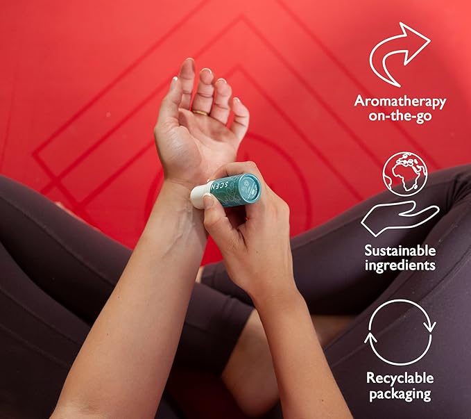 Scentered Aromatherapy Balm Gift Set - Be Kind to Yourself - Pack of 3 Balms: Sleep Well, Escape, Love - Lavender, Cedarwood, Ylang Ylang Essential Oils - Relaxing Gifts for Women