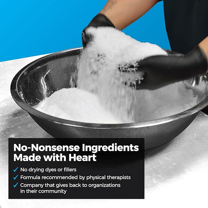 Bath Muscle Recovery Epsom Soak 6lb Bulk Pail-Arnica Bath Soak for Muscle Pain Aches and Joint Stiffness, Sleep Better, Magnesium Bath Soakwith Turmeric for Feet and Hands Too