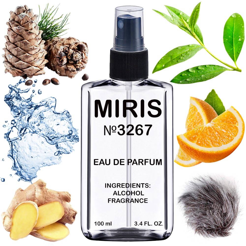 MIRIS No. 3267, Inspired by Everyone, Long-Lasting Unisex Eau de Parfum for Women & Men, Spray 3.4 Fl Oz / 100 ml