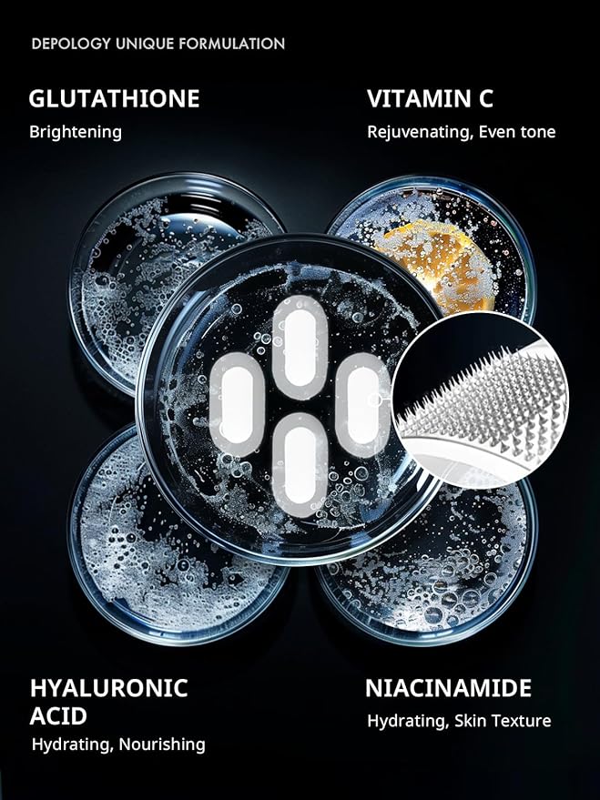 depology Serum-Infused Micro Dart Patches | 4 Pairs Eye Mask | Under Eye Patches for Wrinkles | Fine Lines | Hydrating Eye Mask with Peptides | Amino Acids | and Synthesized Molecules