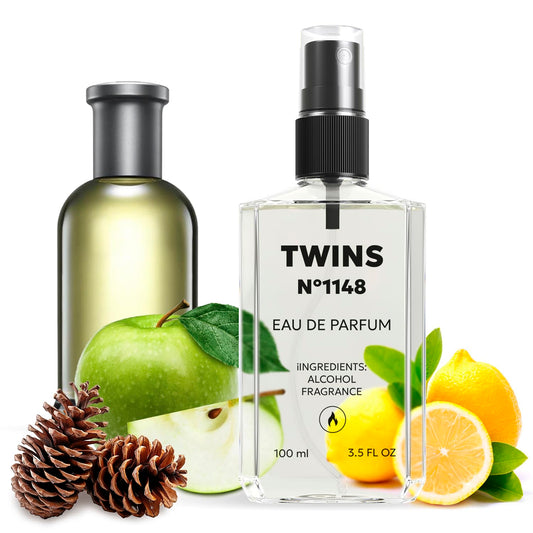 TWINS Impression of Botl | Perfume for Men Eau de Parfum | No.1148 | 3.4 Fl Oz / 100 ml