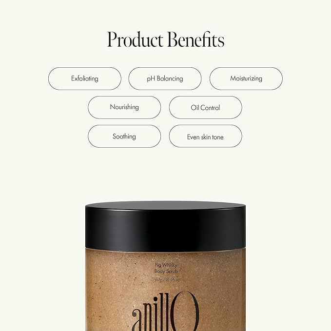 Fig Whiksy Body Care Set - Moisturizing Body Oil & Vegan Body Scrub – Deep Hydration & Exfoliation, Woody Scent, Paraben & Sulfate Free