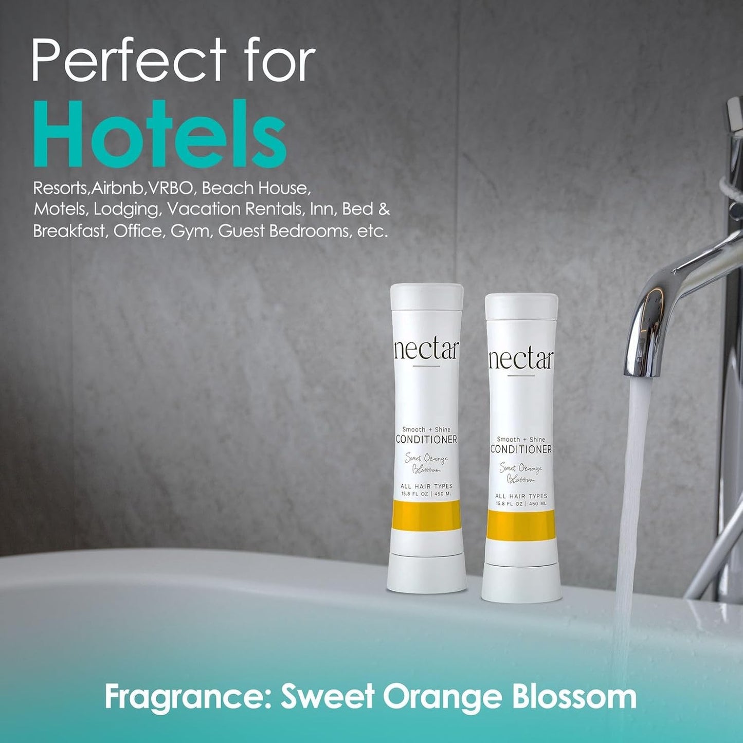 World Amenities Nectar Squeeze Cartridge Conditioner - Hair Conditioner in a Squeeze Bottle - Dry Hair Conditioner