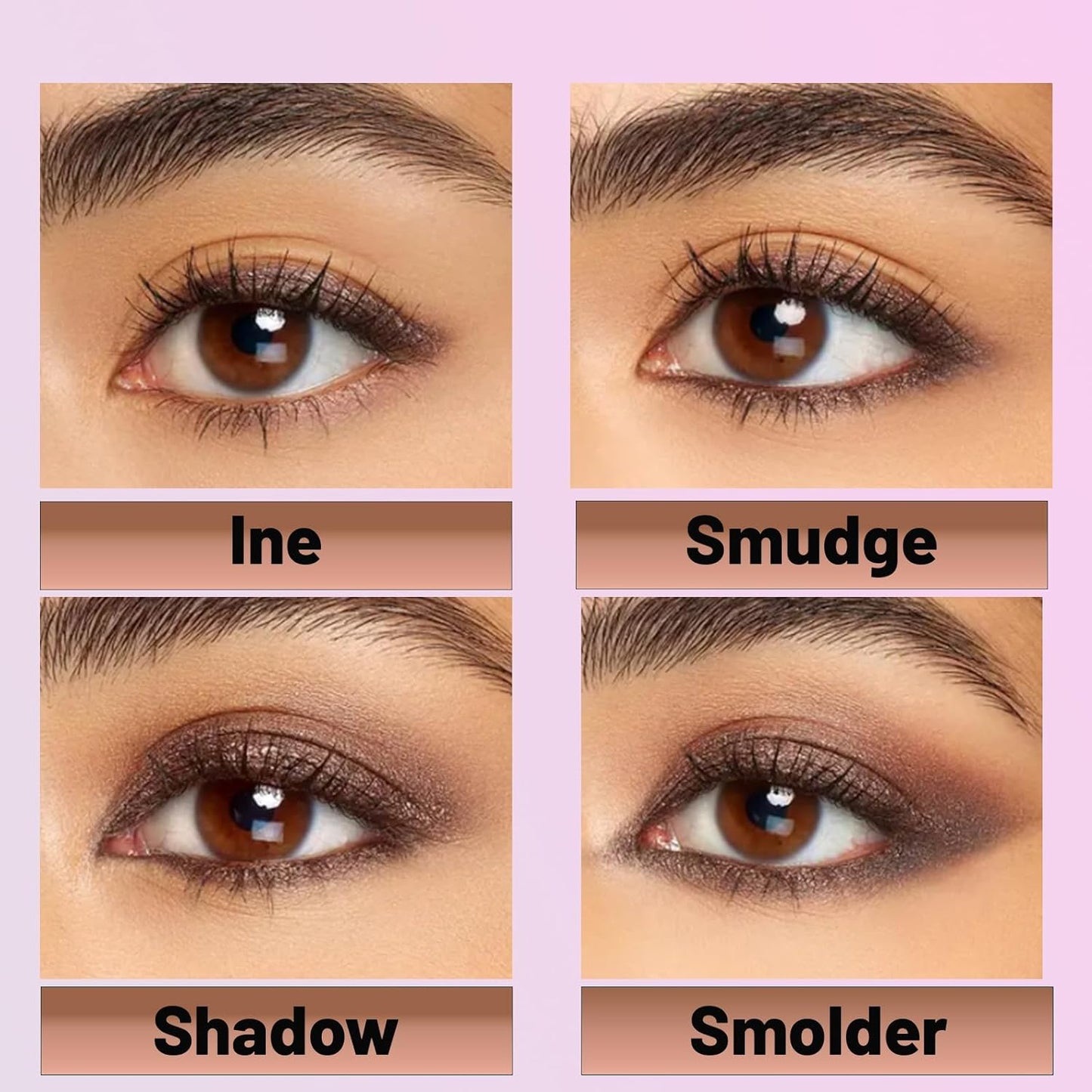 Rocino Freshlus Shadow Liner Duo, Mitlume Perfect Color Duo-Shadow Liner 2-in-1 Eyeliner & Eyeshadow, Plum Eyeshadow Stick, Waterproof and Smudge-Proof, Easily Create a Smoky Effect(HYPNOTIC+SMOLDER)
