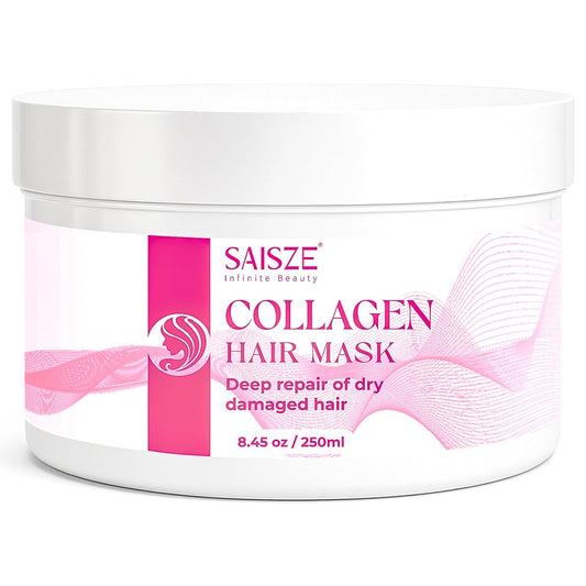 Collagen Hair Mask for Dry Damaged Hair, 8.45 Oz, Keratin Hair Mask, Deep Repair Conditioning, Hydration and Shine