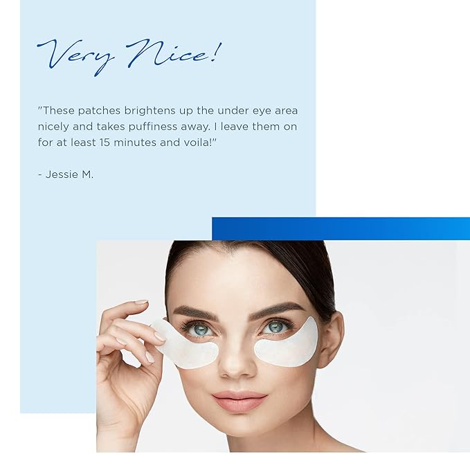Azure Cosmetics Hyaluronic & Retinol Anti Aging Under Eye Pads- Moisturizing & Rejuvenating Eye Mask Patches - Reduces Fine Lines, Wrinkles, Dark Circles & Puffiness - Made in Korea - 5 Pairs