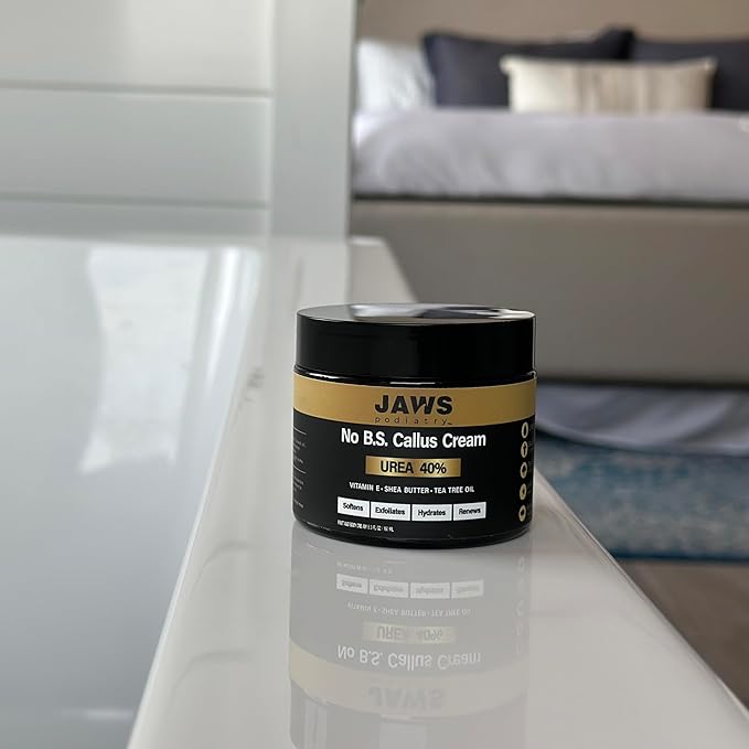 Urea Cream Callus Cream - Foot Cream for Dry Cracked Heels Feet Knees Elbows Hands - 40% Urea Callus Remover For Feet - Soften Exfoliates Hydrates and Renews Skin