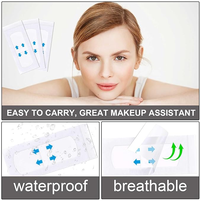 132 Pcs Face Tape Lifting Invisible, Neck Lift Tape, Instant Face Lift, Facelift Tape for Face Invisible, Lifting Loose Sagging Skin, Neck