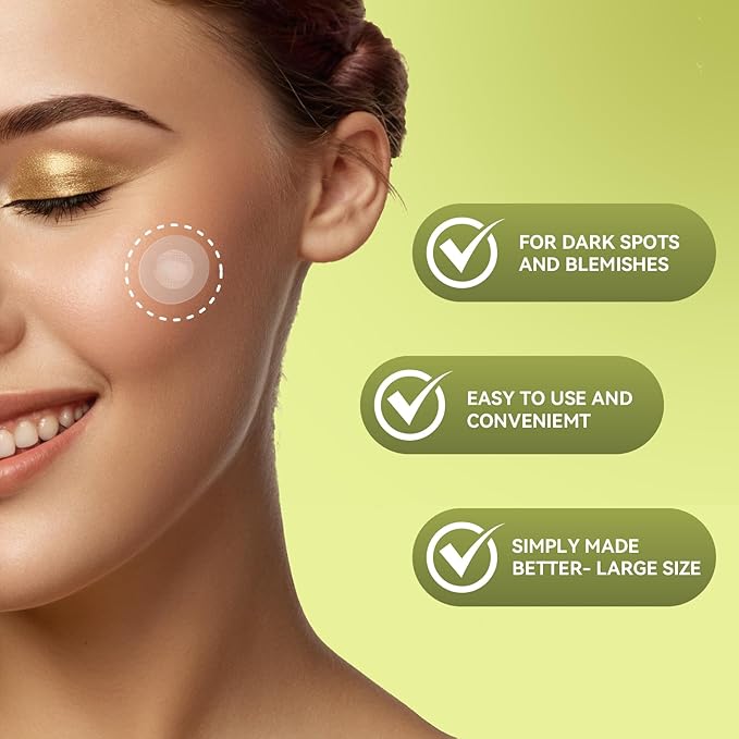 Micro Hydrocolloid Patch 24 Counts, Day & Night Clear Treatment Spot Remover Pimple Stickers, Spot Dots for Face Zit Patches