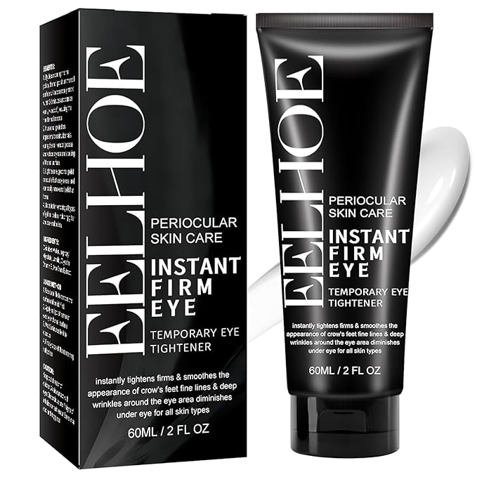 EELHOE Instant Eye Tightener, Tightener Cream for Under Eye Bags, Temporary Firm & Reduce Dark Circles, Puffiness, Fine Lines, 2 Fl.Oz