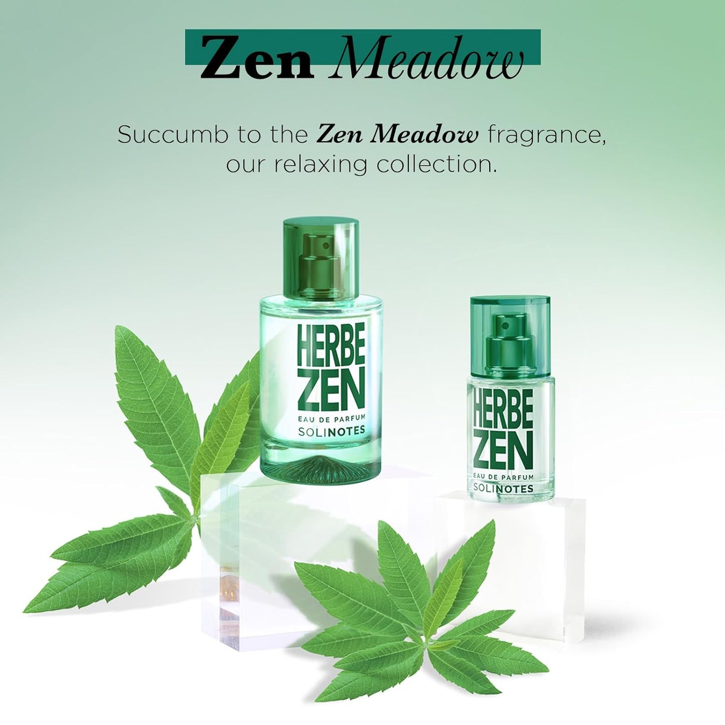SOLINOTES Zen Meadow Perfume for Women - Eau De Parfum | Delicate Floral and Soothing Scent - Made in France - Vegan - 1.7 fl.oz