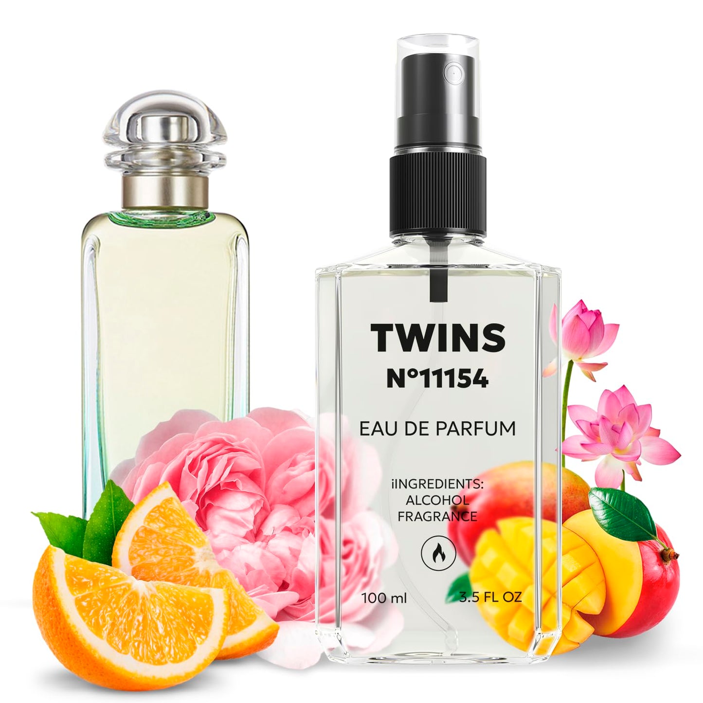 TWINS Impression of Un Jardin Sur Le Nil | Unisex Perfume for Women and Men Eau de Parfum | No.11154 | 3.4 Fl Oz / 100 ml