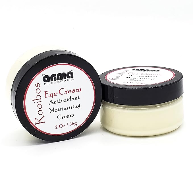 Rooibos Anti Aging Eye Cream | Natural, 100% Vegan & Cruelty Free | For Dark Circles, Puffy Eyes and Wrinkles | Dermatologist Tested Moisturizer for All Skin Types