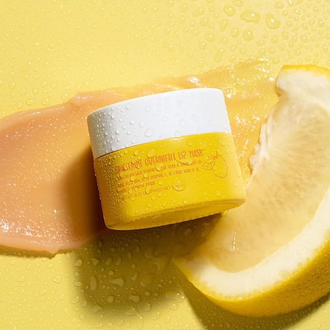 W7 Sweet Dreams Overnight Lip Mask Trio - Strawberry, Apple & Grapefruit Flavor Gift Set - Vitamin E, Aloe Vera and Grape Seed Oil - For Hydrated, Full Looking & Irresistible Lips