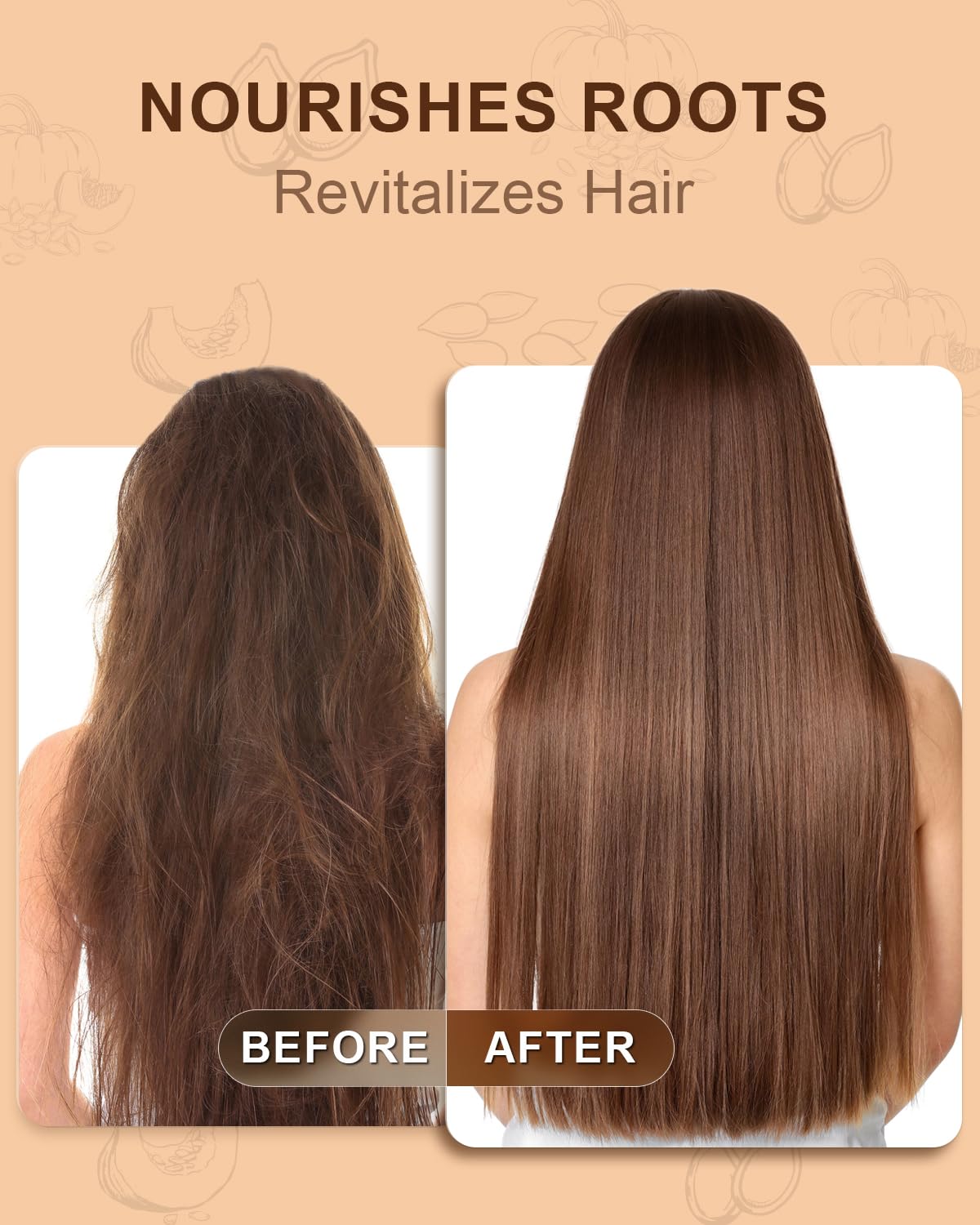 Cold-Pressed Pumpkin Seed Oil for Hair, Glass Bottle, 100% Pure & Natural Carrier, Massage Oils, Unrefined, 16 Fl Oz with Pump, Pumpkin Oil for Skin, Face, Nails, Body Moisturizer, Hexane-Free