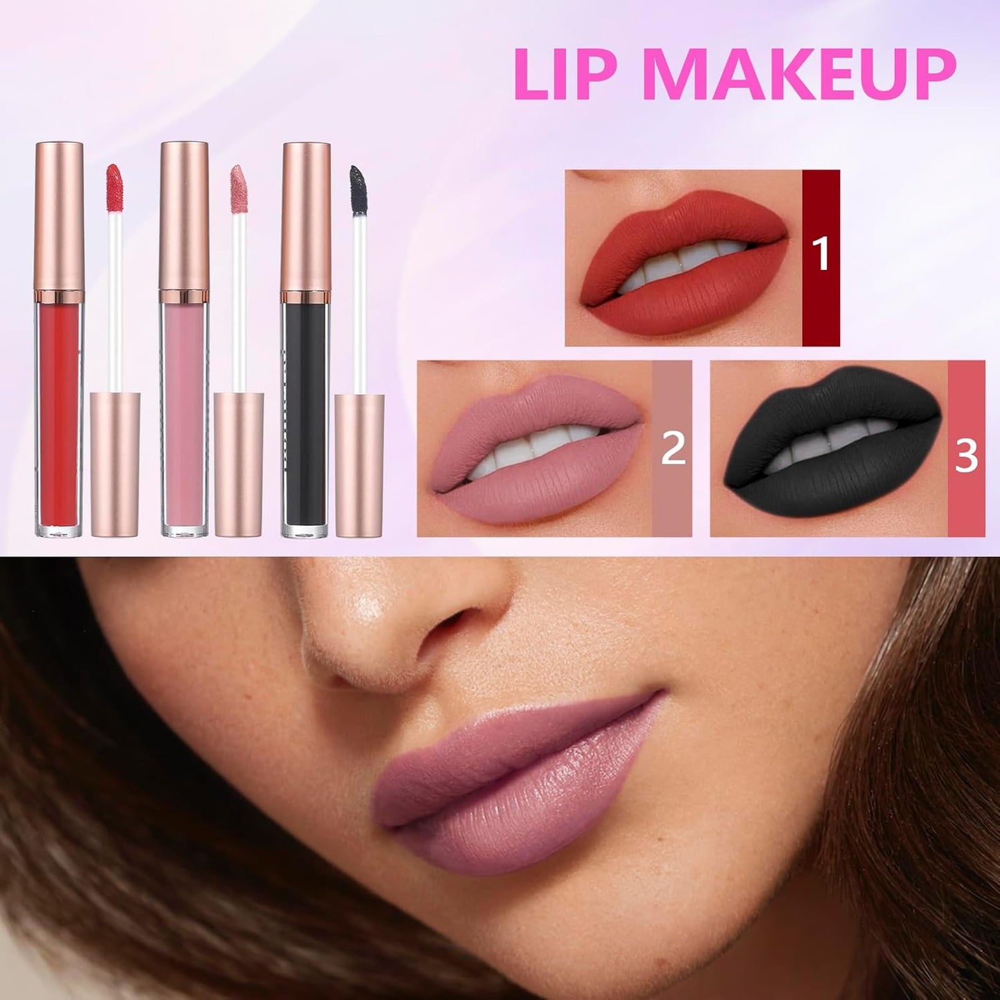 Makeup Kit Set For Teens, Make Up Gift For Women,Includes Eyeshadow Palette, Lip Gloss, Mascara, Eyeliner, Foundation, Concealer, Brushes Set (kit093)