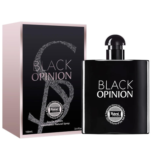Hybrid & Company Black Opinion For Women Eau De Parfume Pour Femme Natural Spray 3.4.FL.OZ