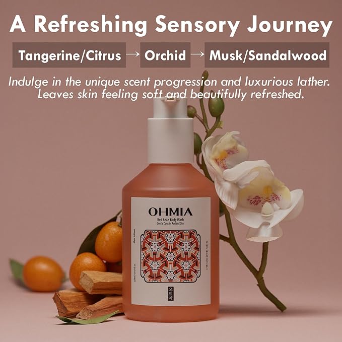 Red Bean Body Lotion - Korean 24hr Hydrating & Smoothing Body Lotion - Improves Appearance of Texture - Sensitive Skin Tested - Peptides & HA - 8.45 fl oz