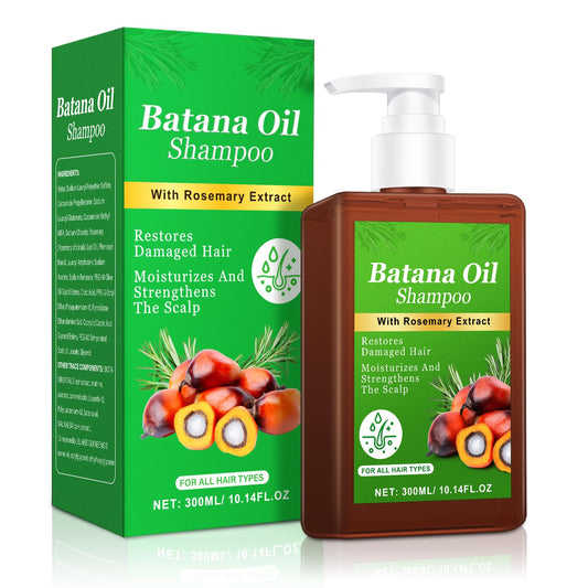 -Promote Hair Growth,Rosemary Shampoo,Nourishes Scalp, Reduces Breakage & Adds Shine,Reduces Hair Loss (Batana Shampoo-(10.1 fl oz))