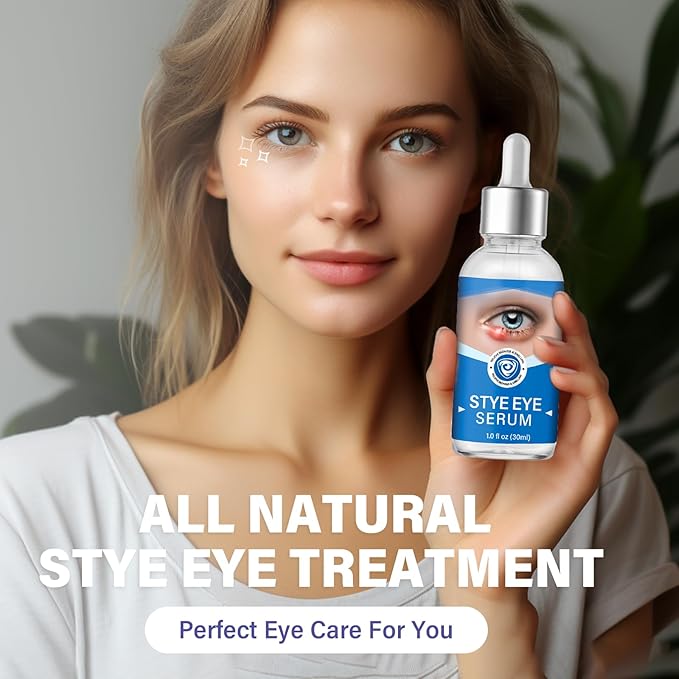 Stye Eye Treatment, Gently Cleanses Lashes and Eyes, Restore Healthier Eye Skin, 30 ml