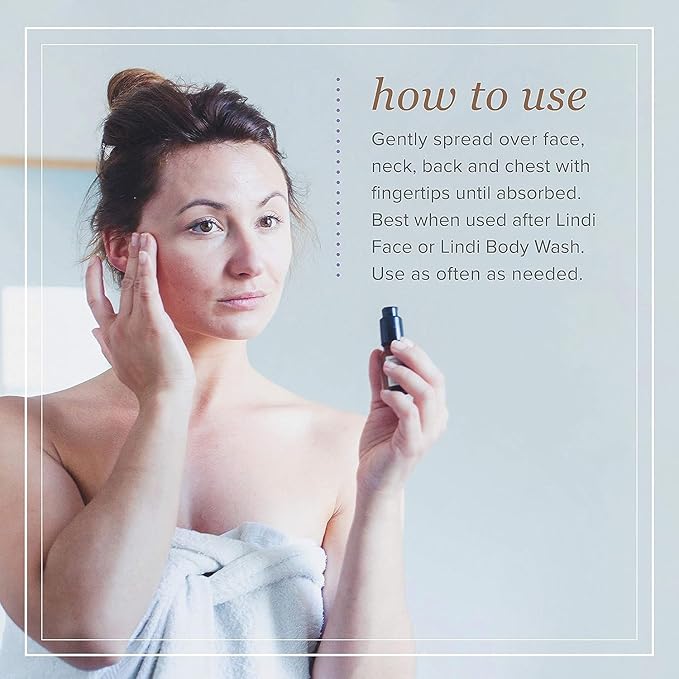 LINDI SKIN Lavender Face Serum - Ultimate Moisture and Comfort To Restore Your Skin Immediately - Reduce Facial Rash, Redness, and Itching - Relieves Uncomfortable Effects of Chemo Rash(1 fl oz)