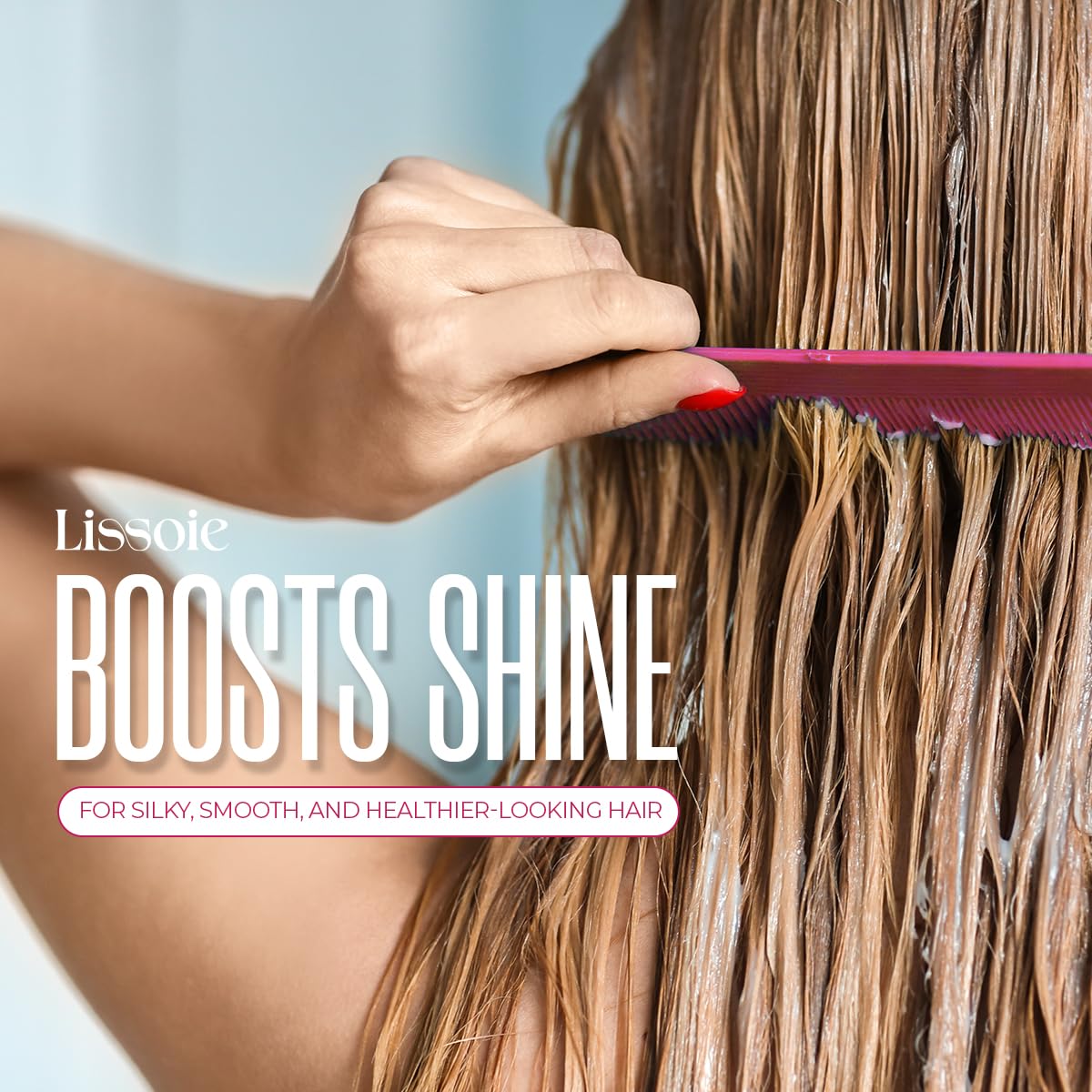 Revitalizing Anti-Frizz Hair Mask 8 fl oz | Deep Conditioner for Dry Damaged Color-Treated Hair | Collagen, Keratin & Coconut Oil | UV Shield | Sulfate-Free, Paraben-Free, Cruelty-Free