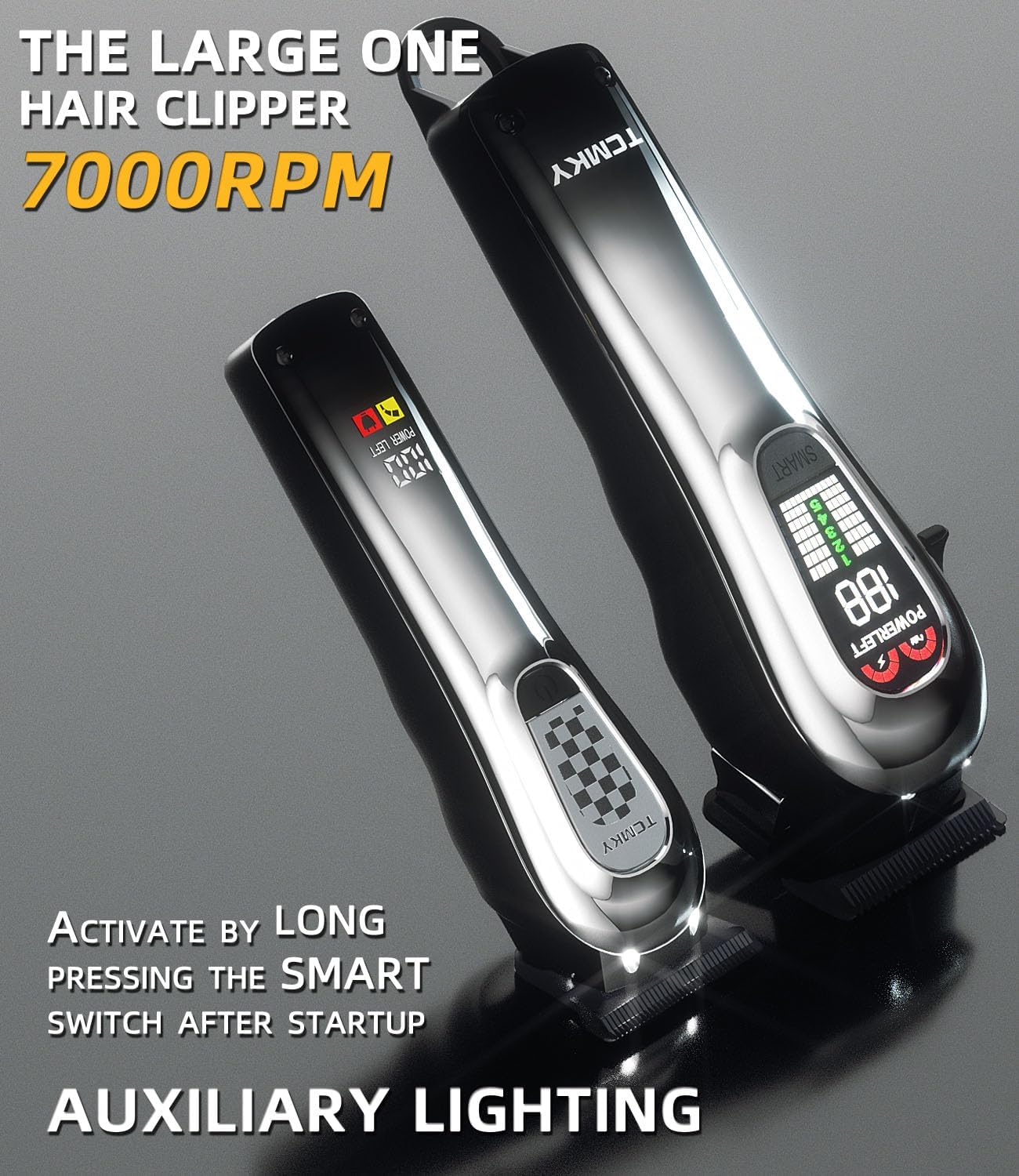 Hair Clippers for Men, Professional Clippers and Trimmers Set, Cordless Clippers for Hair Cutting, Beard Trimmer, Barber Clippers, Rechargeable Electric Shaver