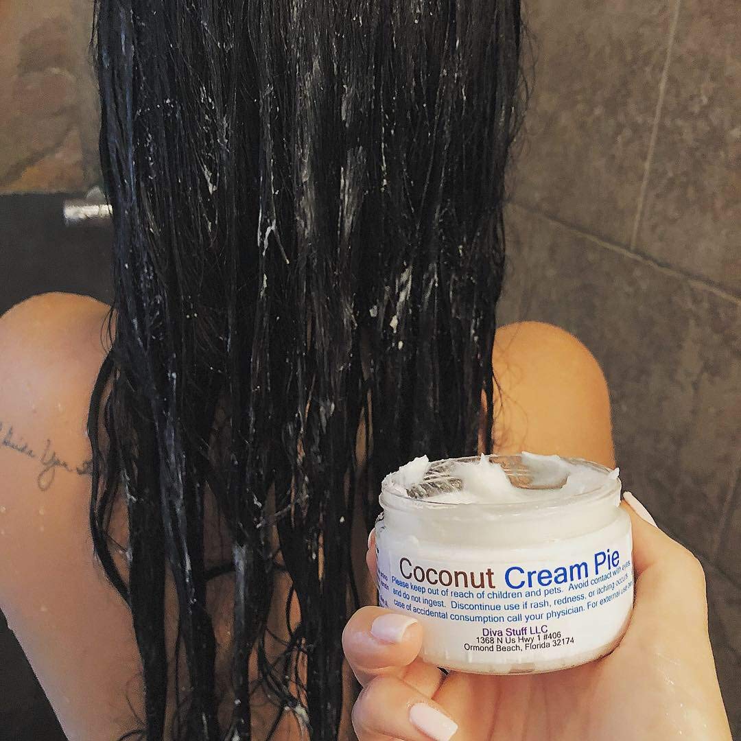 Coconut Milk, Deep Nourishing Hair Treatment,Made With Coconut Milk,4oz,By Diva Stuff