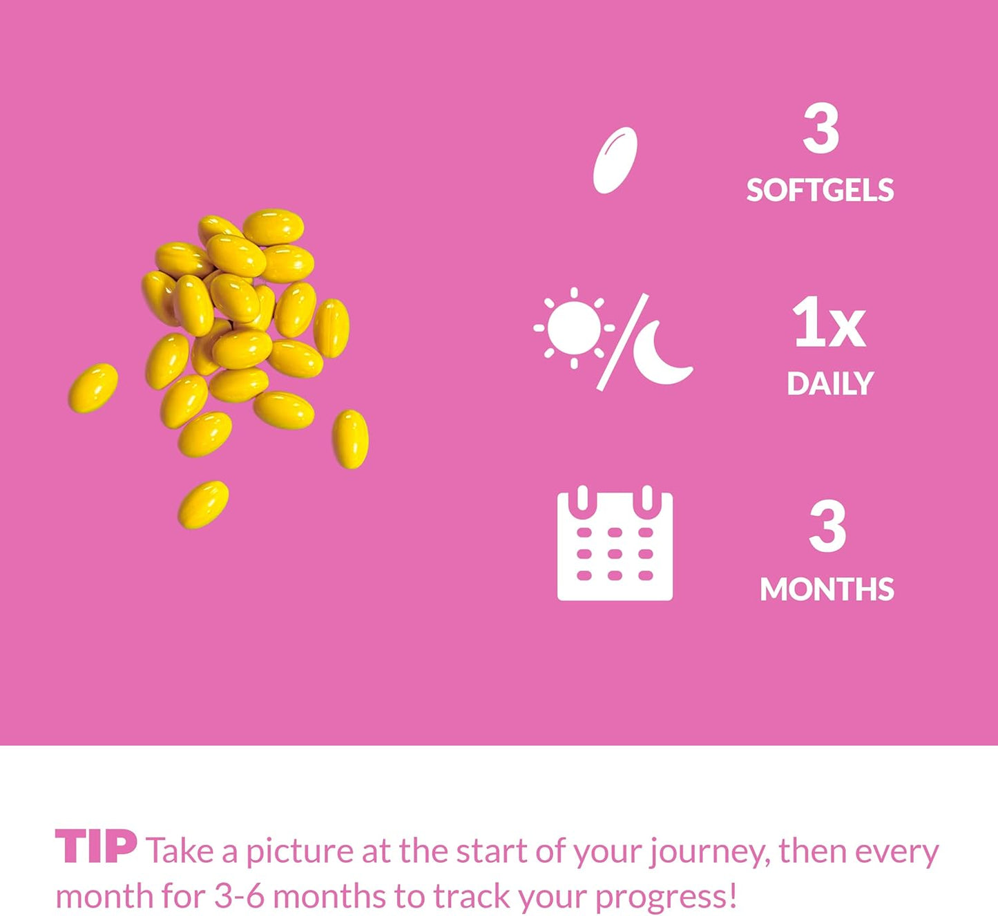 UpNourish Hair Growth Vitamins for Women - Proven Hair Supplement with KERANAT, DHT Blocker PHYTOPIN, Biotin 5000 mcg & SOD, Hair Vitamins for Faster Hair Growth, Hair Loss & Thinning Hair - 90 ct