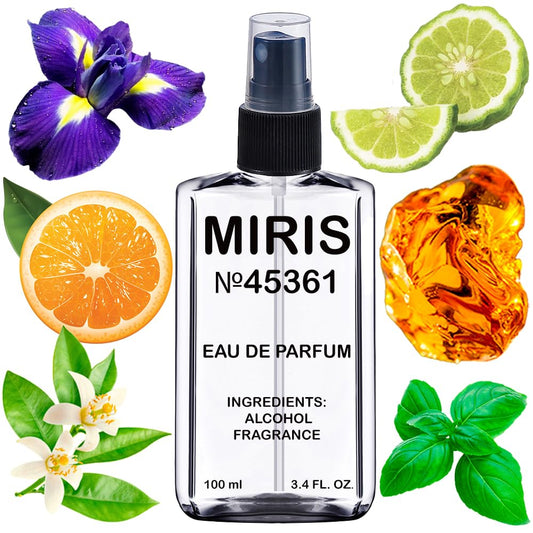 MIRIS No. 45361, Inspired by Orange, Long-Lasting Unisex Eau de Parfum for Women & Men, Spray 3.4 Fl Oz / 100 ml