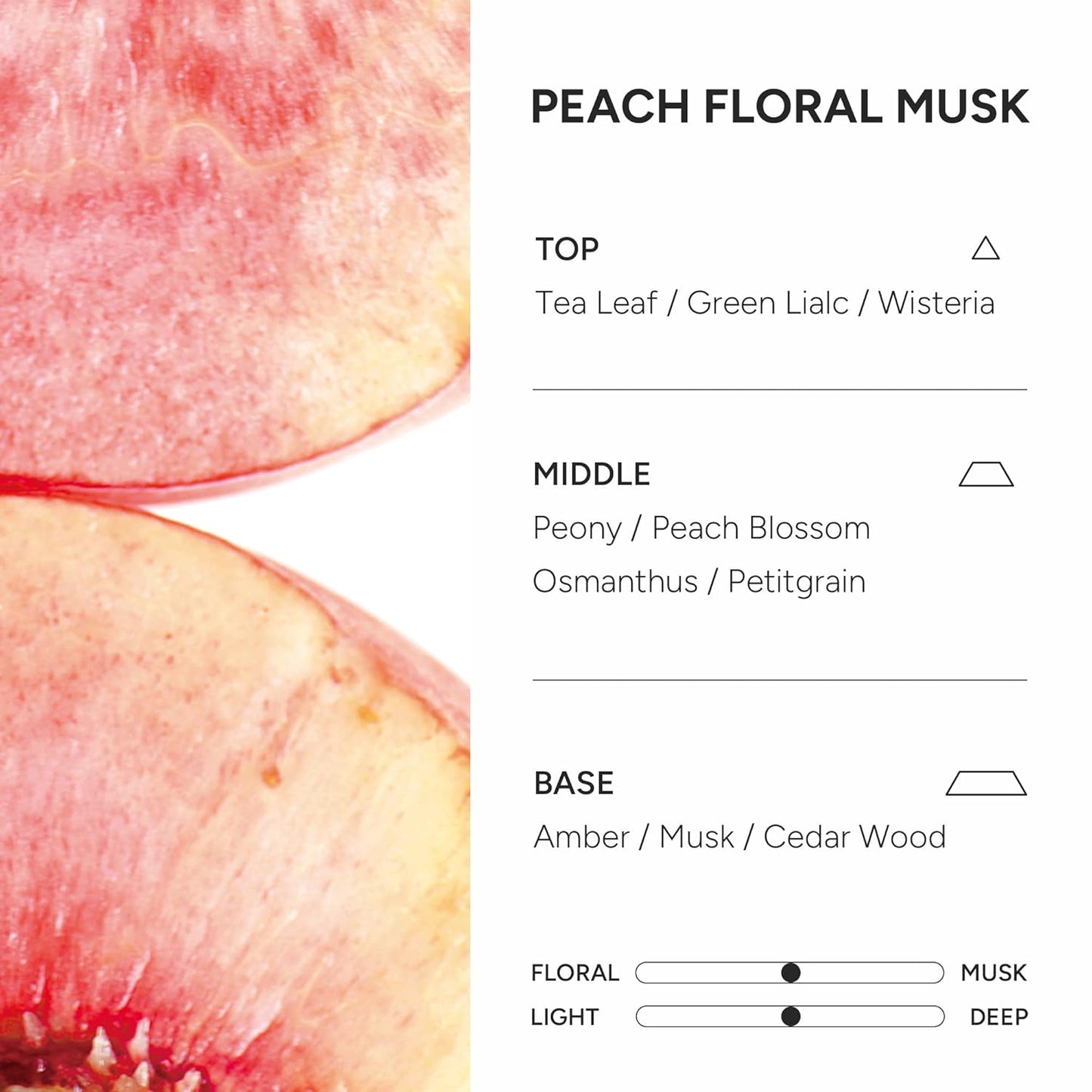 Perfumed Hair Oil & Serum 2-in-1 – Korean Essence Oil for Frizzy, Dry, Damaged Hair & Glass Hair Shine – Argan Oil & Amino Acids – Sulfate & Paraben-Free – Peach Floral Musk, 100ml / 3.38 fl oz