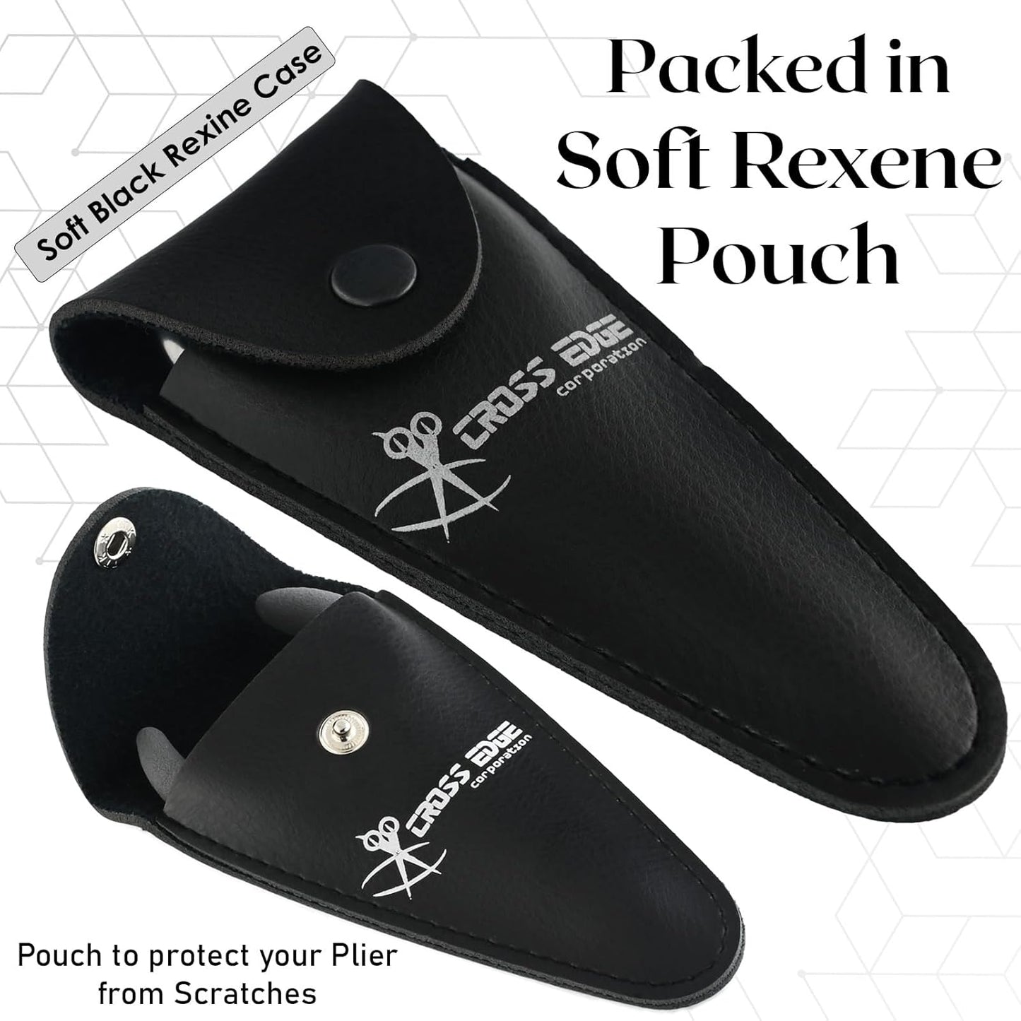 Professional Hair Extension Tools Microlink Bead Remover Plier for Hair Extensions Removal Micro Ring Beads Opener 5.5 Inch Pliers Silver Polish Stainless Steel (Black Gray Foam Applicator)