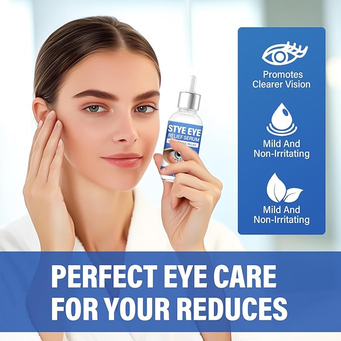 St＿ye Eye Treatment, Natural Eye Serum for Chalazion and Blepharitis Treatment, Leading to Soothed and Restored E-ye Areas, 1 Fl.oz