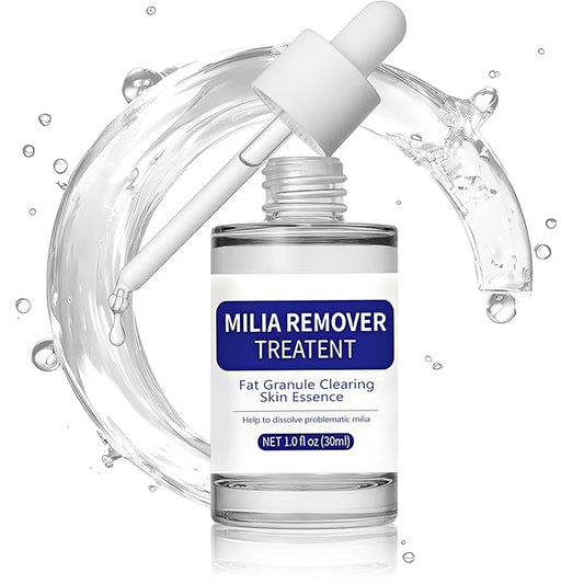 Milia Remover Treatment Serum, Milia Remover for Eyes & Face，Deep Clear to Get Glow Skin 0.85 oz