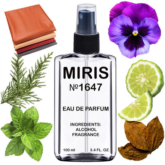 MIRIS No. 1647, Inspired by Gu by Gu Pour Homme 2008, Long-Lasting Eau de Parfum for Men, Spray 3.4 Fl Oz / 100 ml