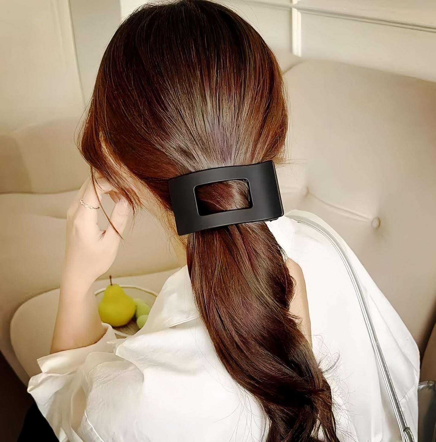 3Pcs Hair Claw Clips，Flat Hair Clips for Women Girls，French Duck Billed Hair Jaw Claw Clip, Non Slip Grip for Daily Styling Tortoise (matte finish)