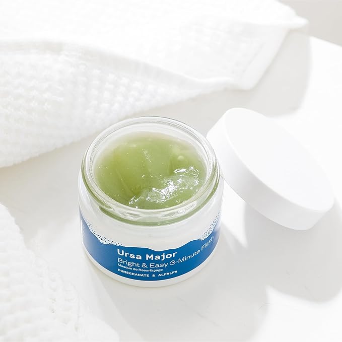 Ursa Major Natural Face Mask | Exfoliates, Brightens and Clarifies Skin | Vegan, Cruelty-Free, Non-Toxic (1.57 fluid ounces)