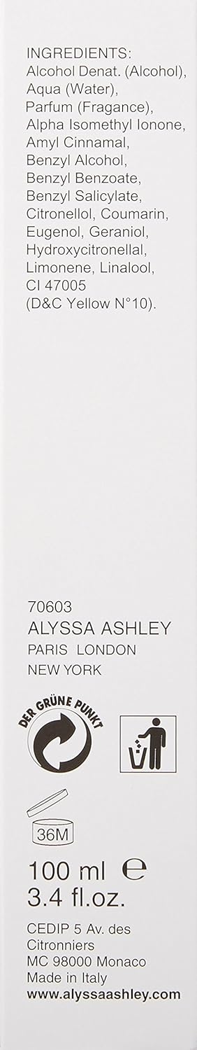 Alyssa Ashley Musk - Perfume for Men and Women with Citrus and Sicilian Bergamot - Long Lasting - Womens Fragrances - 3.4 oz EDT Spray