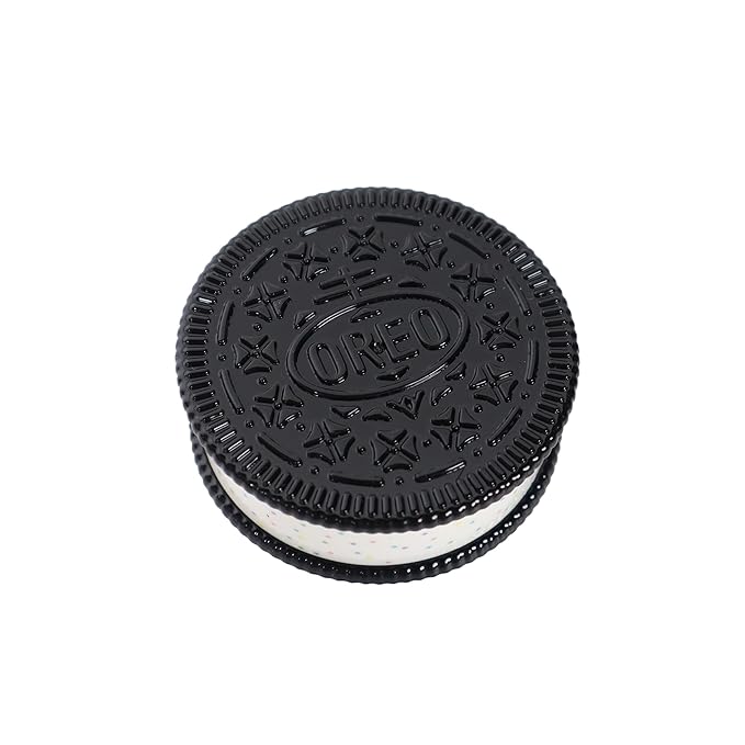 Taste Beauty Oreo Molded Lip Balm, Oreo Cookie Flavored Moisturizing Lip Balm in Cute Oreo Shaped Balm Container, White