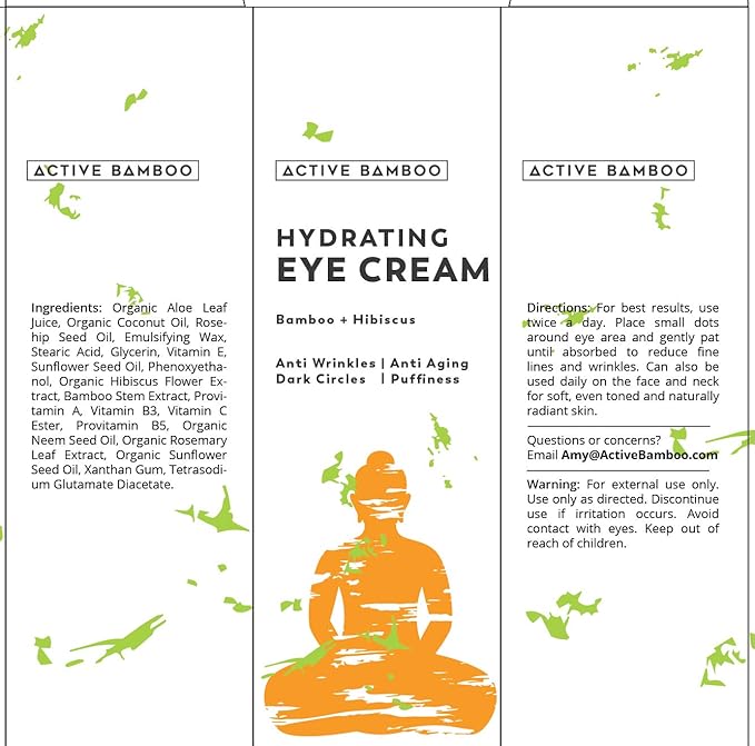 Anti Aging Eye Cream Dark Circles Wrinkles Eye Bags Fine Lines Puffiness. Best Anti Aging Eye Cream Moisturizer for Wrinkles, Crows feet, Puffy Eyes.