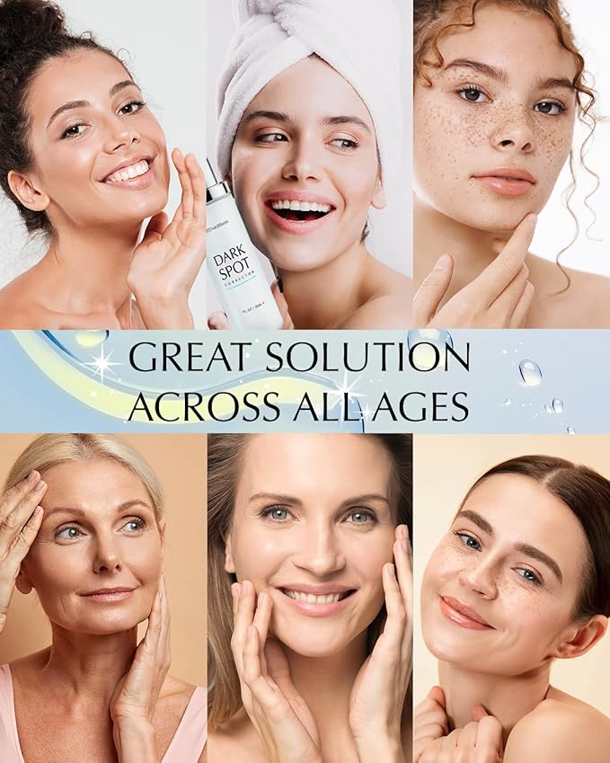 Dark Spot Corrector for Face and Body: EnaSkin 50ML Spot Remover for Age Spot Sun Spot Freckles Melasma Brown Spot for Men and Women (1.7 Fl Oz)