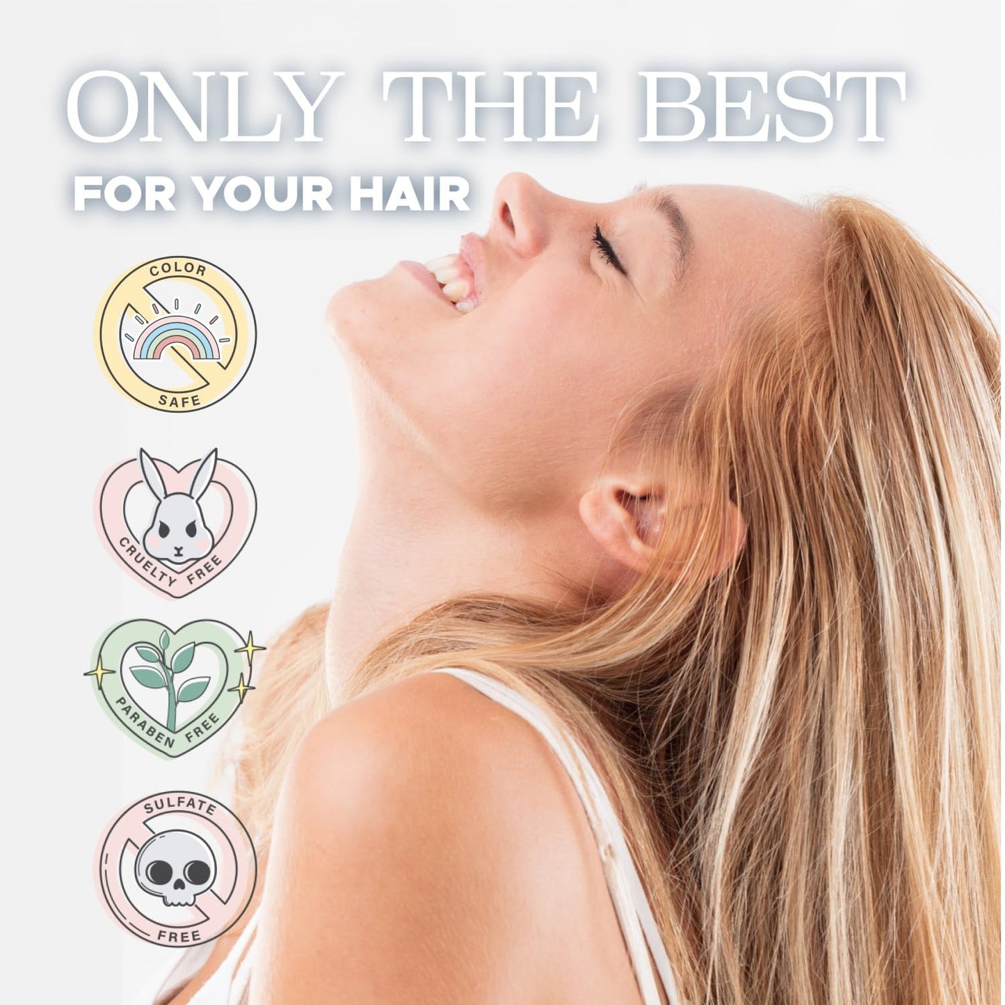 Luseta Scalp-Balancing Shampoo and Conditioner Set for Women, Reducing Build-up with Salicylic Acid, Anti-Dandruff Shampoo for Men, Clarifying Shampoo for Refreshing, pH-Balanced, 2 x 1.01 Fl Oz