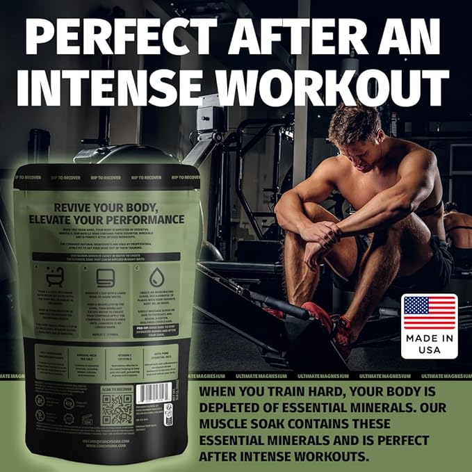 5 Pack Bundle: Coach Soak Recovery Bath Soak, Epsom Salt Bulk, Bath Salts Bulk, 5 Pack Bundle, Total of 15 Pounds (Eucalyptus Tea Tree)