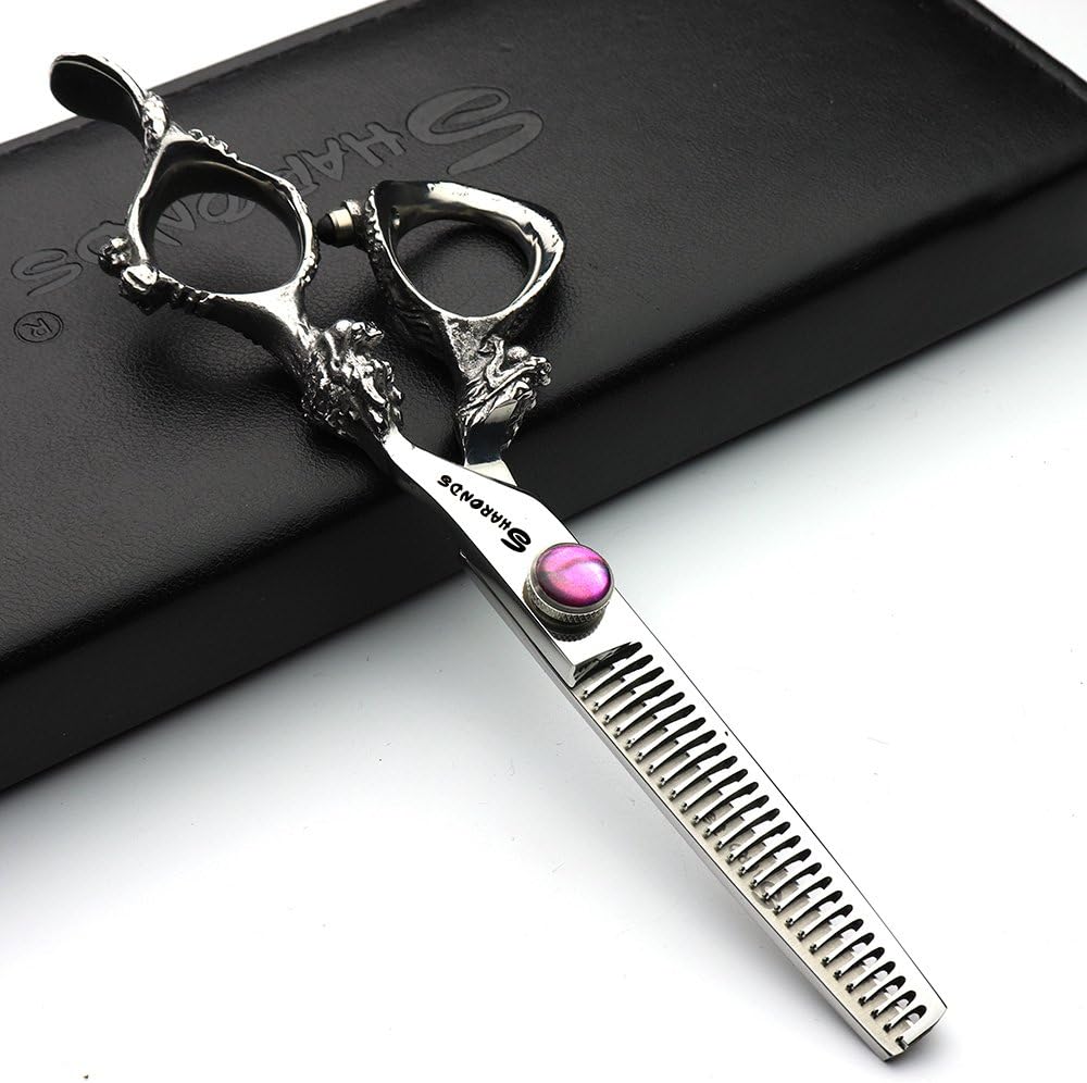 6/7/7.5/8/9 inch Japanese 440C Styling Studio Scissors Barber Professional Styling Tool Set Scissors (6-inch Thin Scissors)