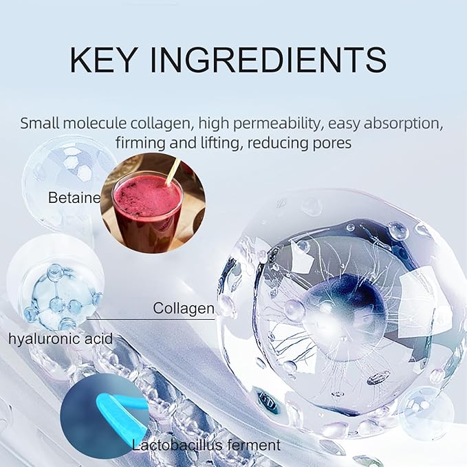 5 Pcs Collagen Sheet Mask, Glass Skin Deep Hydrating Face Masks, Overynight Face Mask for All Skin Types Face Tightening Firming and Moisturizing, Anti Wrinkle Collagen Real Deep Mask for Woman