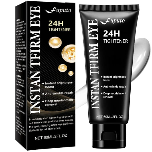 Temporary Instant Eye Tightener Cream – 60 ML Quickly Reduces Dark Circles, Eye Bags, Puffiness and Fine Lines for Anti-Aging and Firming, Provides Rapid Hydration and Locks in Moisture (2 fl. ozz)