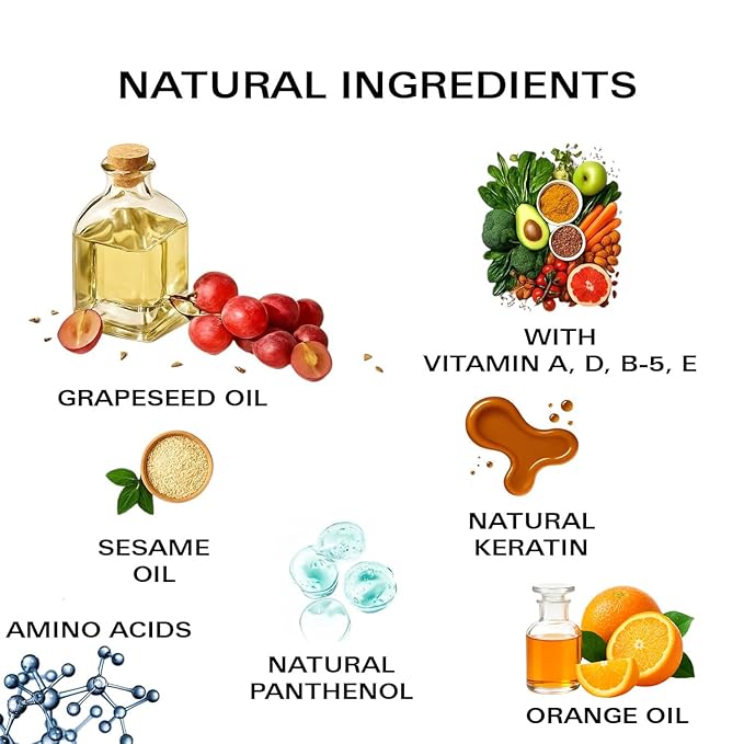 Nail Oil Cuticle Pen - Orange - Nail Strengthener & Growth Serum with Vitamin A, D, E, B5, Grapeseed & Natural Oils - Repair for Brittle, Peeling, Thin Nails - Twist Brush Pen